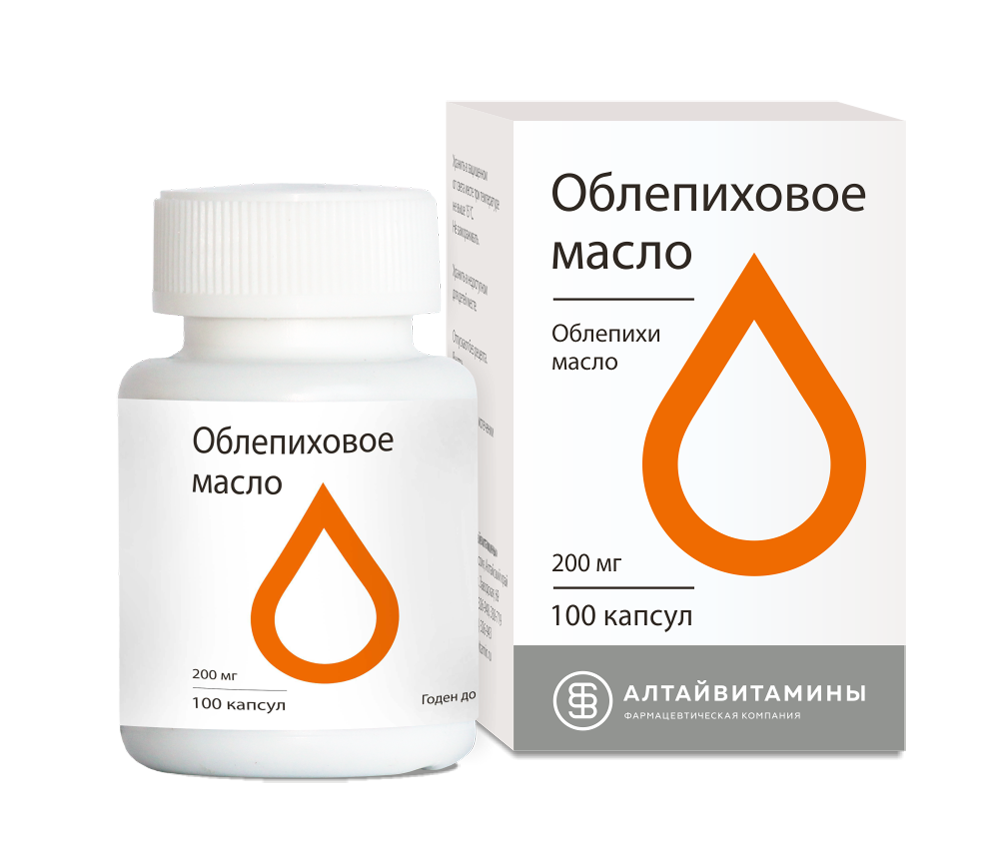 ОБЛЕПИХОВОЕ МАСЛО в капсулах №200