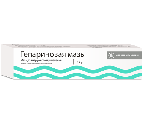 ГЕПАРИНОВАЯ МАЗЬ 25 г