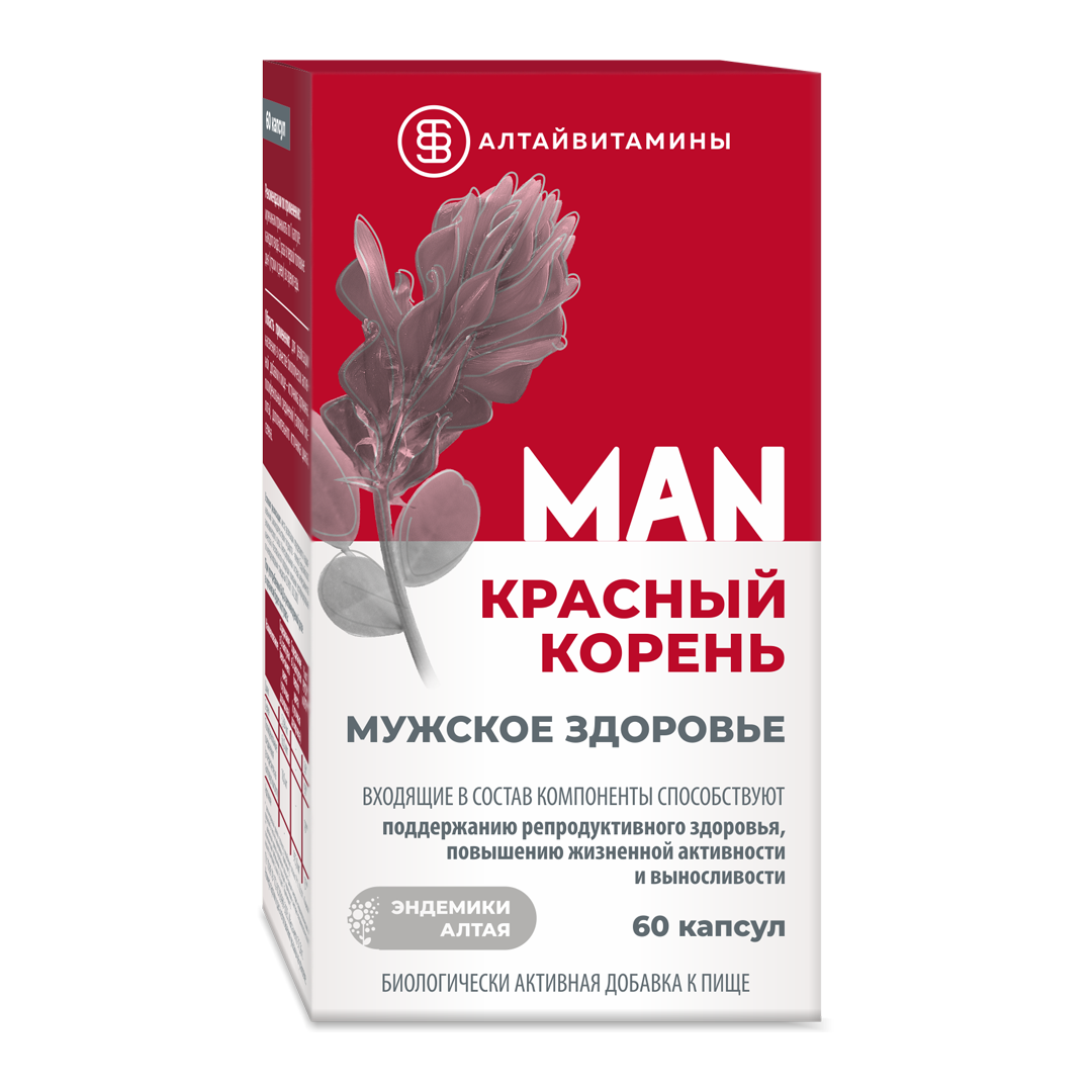 КРАСНЫЙ КОРЕНЬ MAN Мужское здоровье, капсулы №60