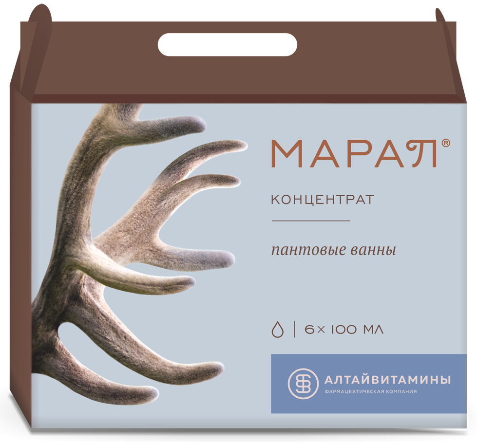 ПАНТОВЫЕ ВАННЫ МАРАЛ (6 шт.)