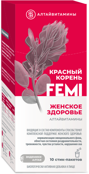 Красный корень FEMI женское здоровье напиток