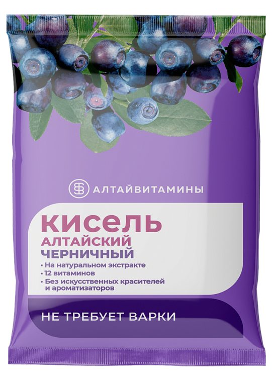 АЛТАЙСКИЙ КИСЕЛЬ "Черничный" №10